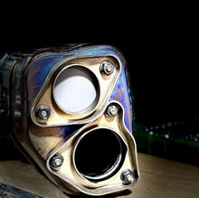 Load image into Gallery viewer, Porsche 911 GT3 titanium muffler block off plate
